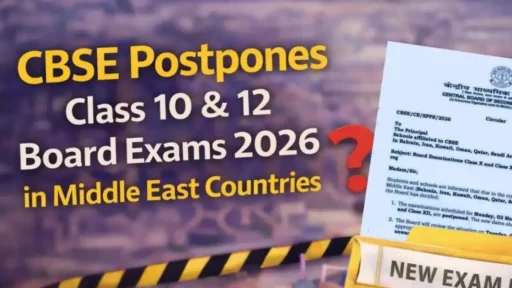 CBSE postponed board exam 2026 for Classes 10th, 12th across the Middle East: Which countries are affected
